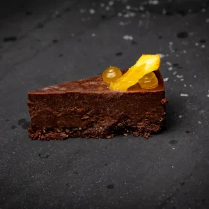 Sjokolade/appelsin raw cake, liten godbit til kaffen