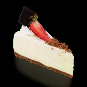Ostekake med lime-ostekrem, porsjon