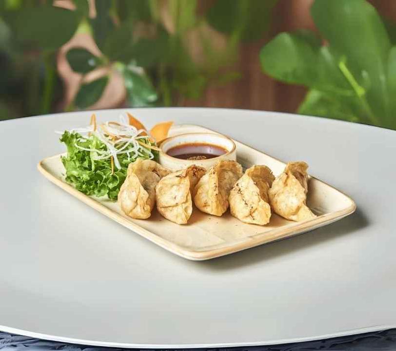 Fritert kylling gyoza