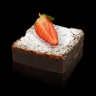 Brownie, porsjonstykke