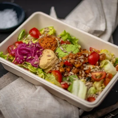 Vegetarisk middelhavssalat