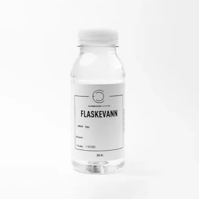 Flaskevann 0,25 liter