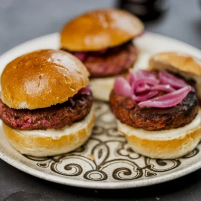 Vegetar black bean miniburger (vegan)