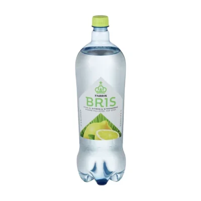 1,5 liter Boblevann Lime