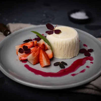 Ingefærpannacotta