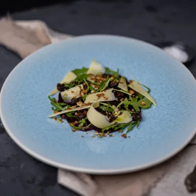 Rødbete-carpaccio